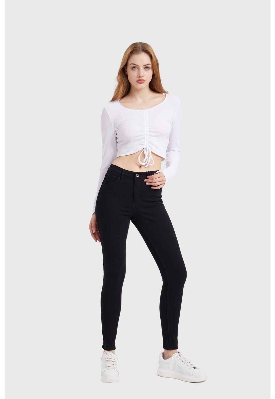 Jeans Mujer Skinny Emilia Negro - ll-0