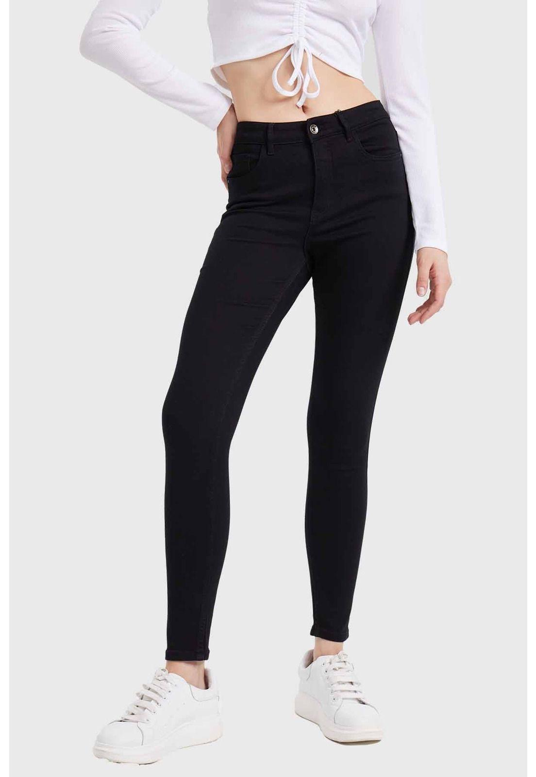 Jeans Mujer Skinny Emilia Negro - ll-1
