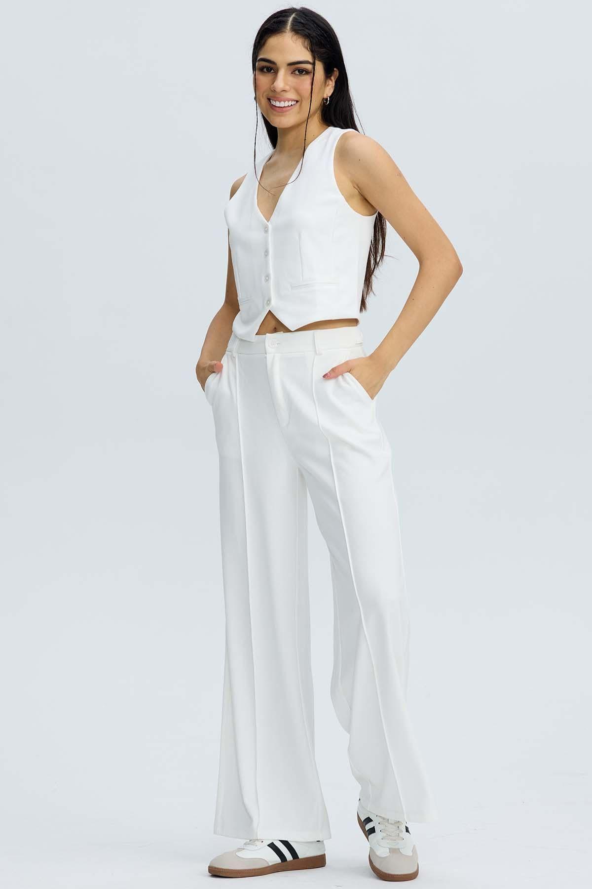 Blazer Mujer Blazer Gillette Abertura Crudo-3
