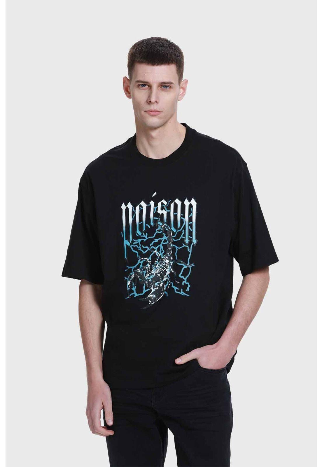 Polera Hombre Negro - ll-0