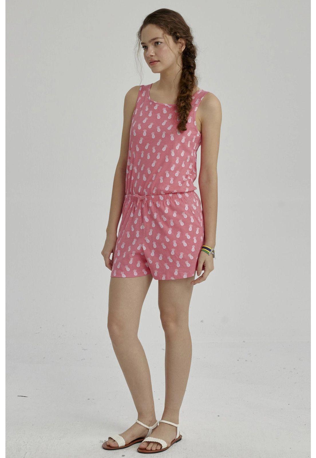 Enteritos Niña Teen Básico Fucsia-3