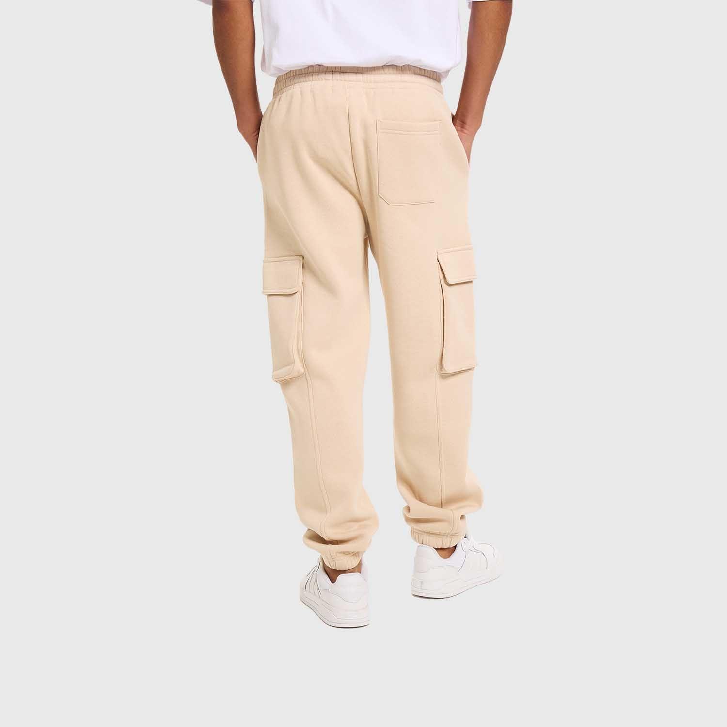 Pantalón Buzo Hombre Jogger Básico Beige Fashion's Park-2