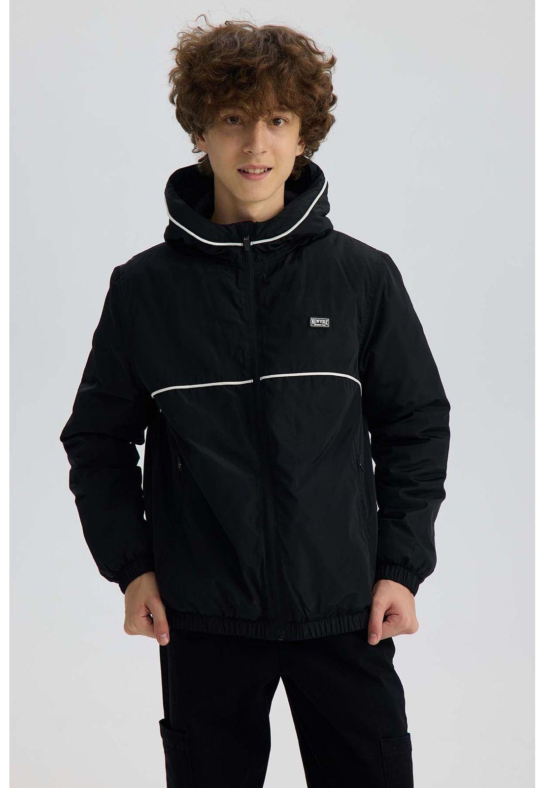 Chaqueta Niño Full Zipper Negro-0