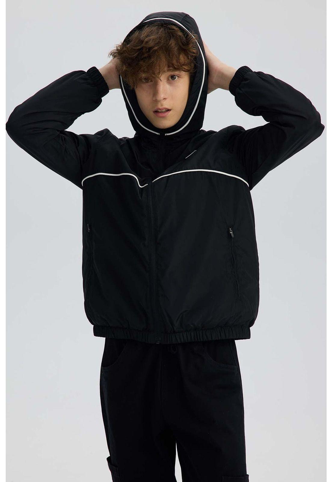 Chaqueta Niño Full Zipper Negro-1