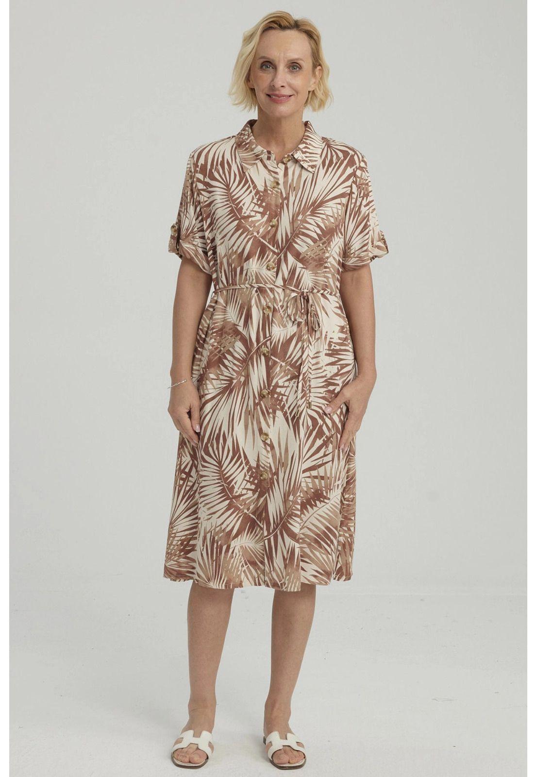 Vestido Mujer Noche Beige Claro-1