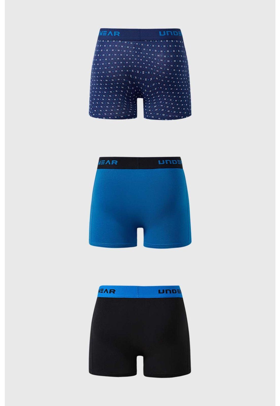 Bóxer Hombre Tripack Rapport Negro-1