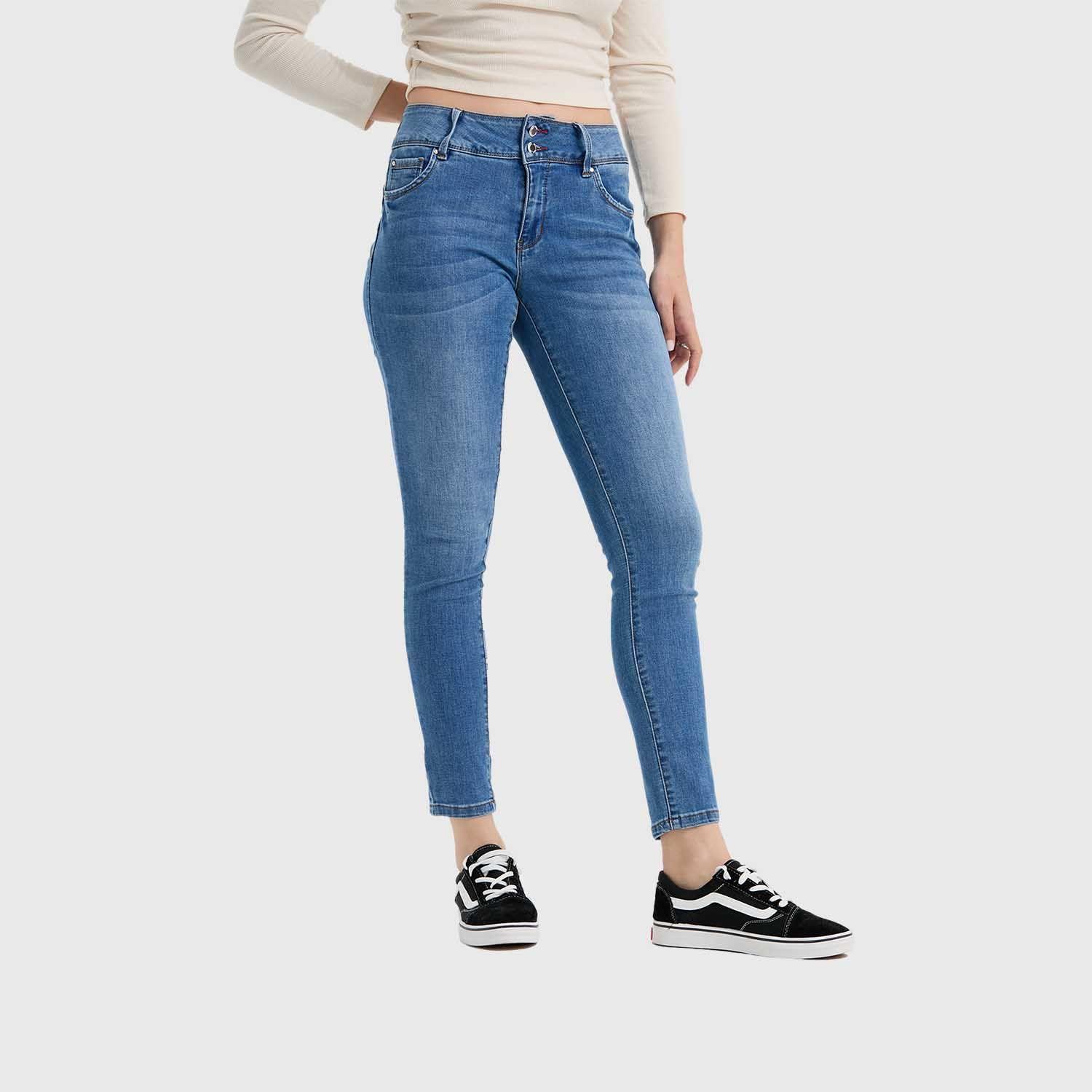 Jeans Mujer Skinny Kim Azul Fashion's Park-1