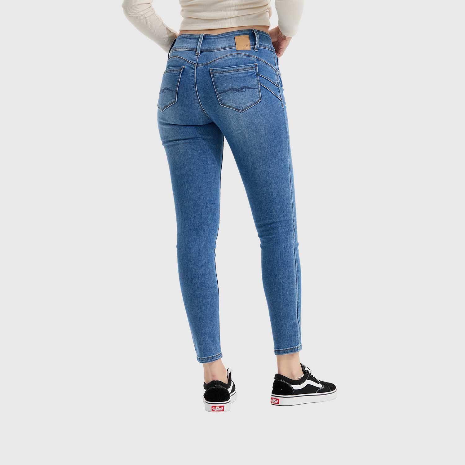 Jeans Mujer Skinny Kim Azul Fashion's Park-2