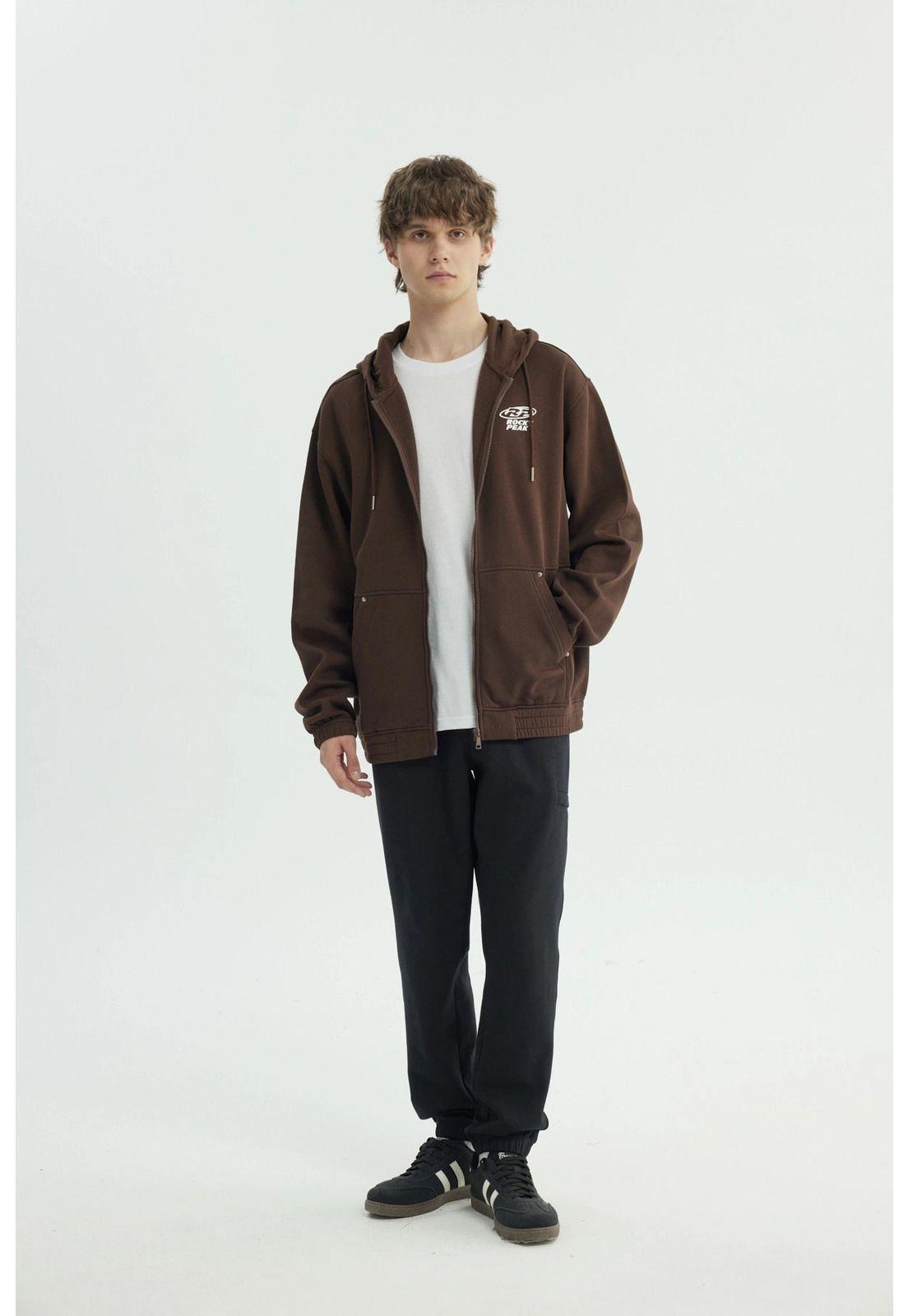 Polerón Hombre Oversize Marron - ll-3