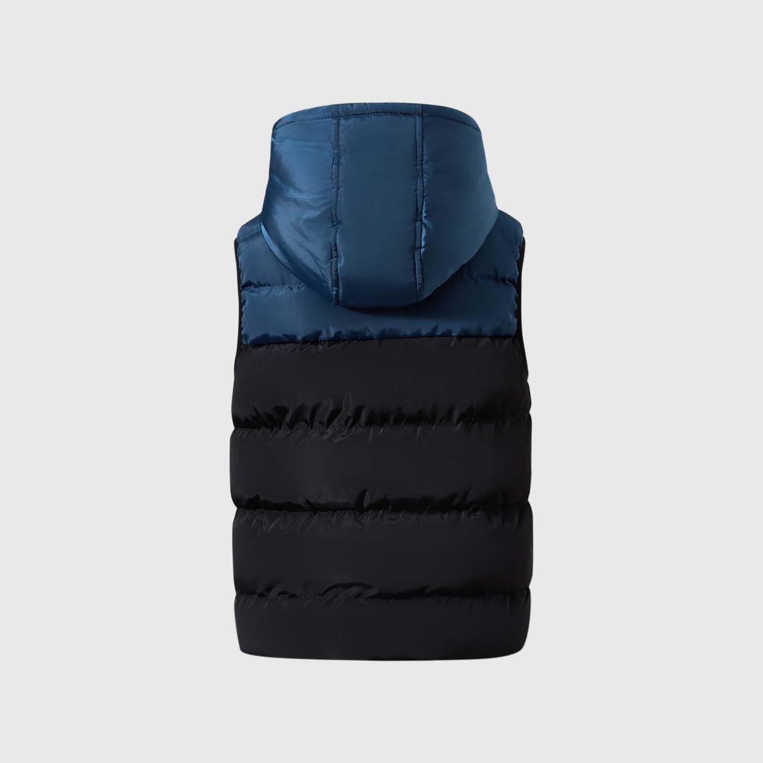 Parka Niño Con Chiporro Interior Azul Oscuro-1