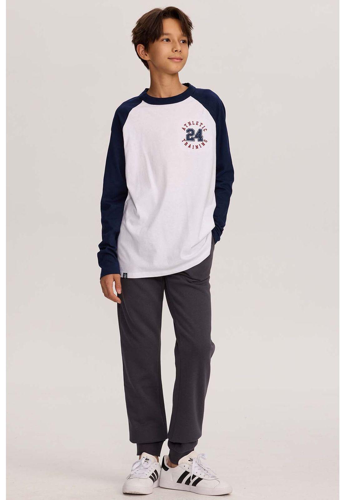 Pantalón Buzo Niño Bipack Teens Marengo-5