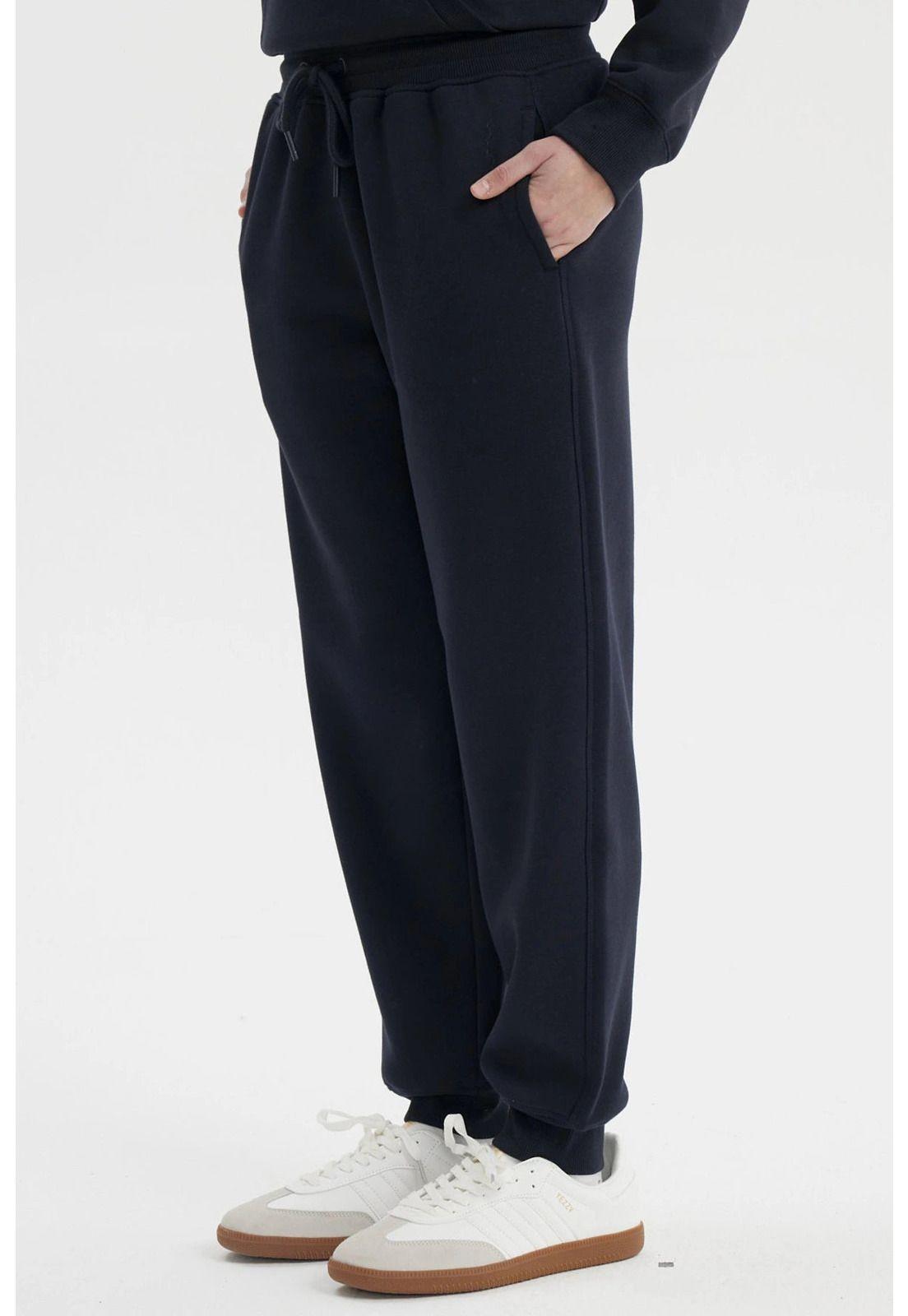 Pantalón Buzo Mujer Jogger Azul Marino-1