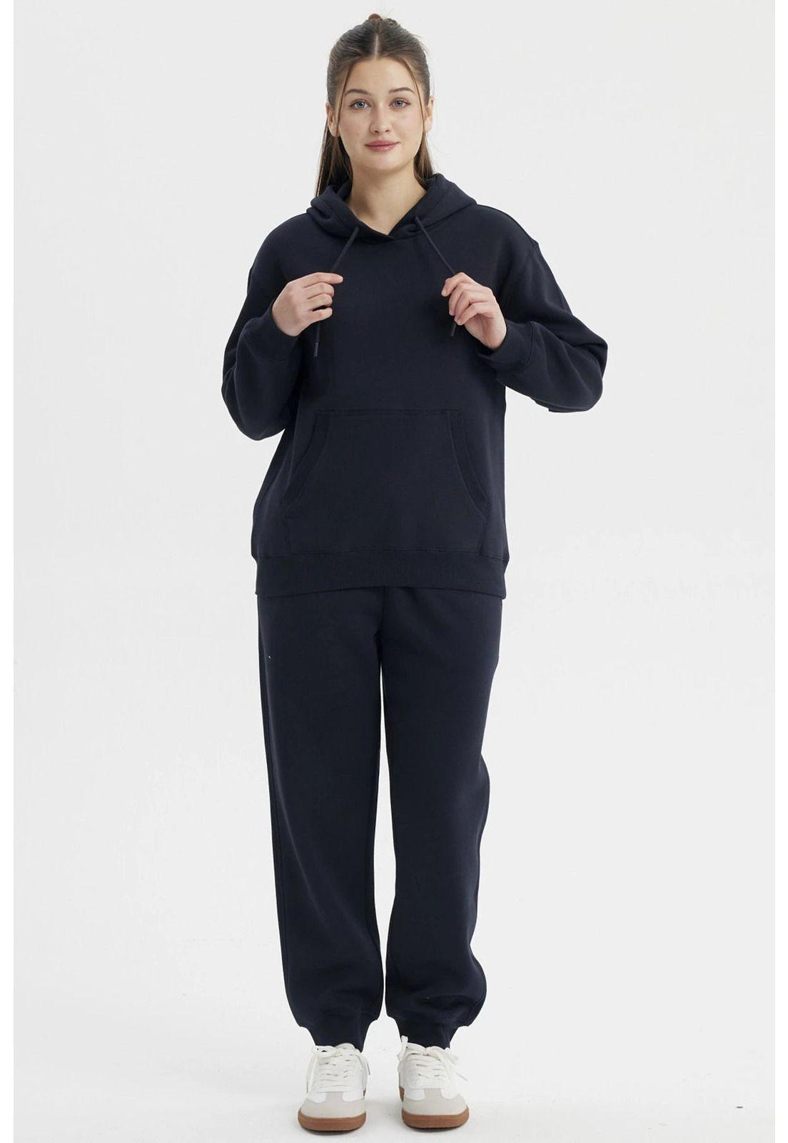 Pantalón Buzo Mujer Jogger Azul Marino-3