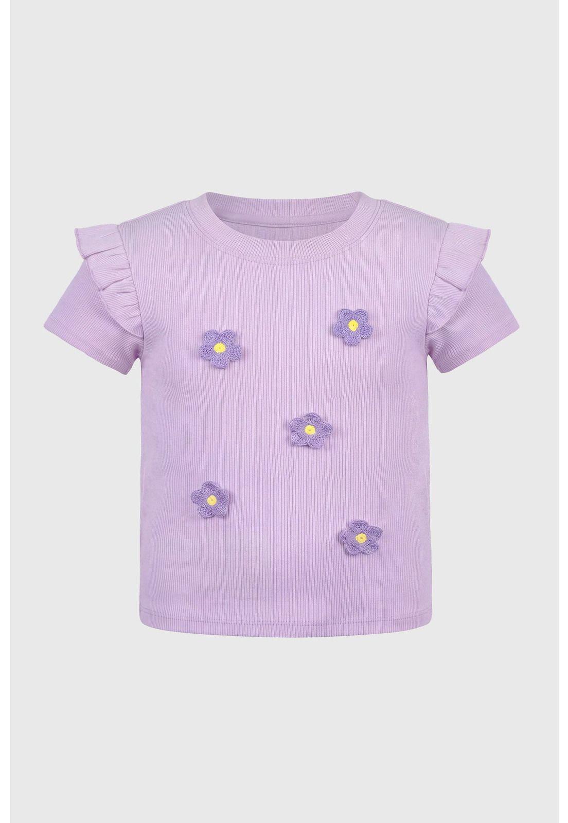 Polera Niña Slim Lila - Vl-0