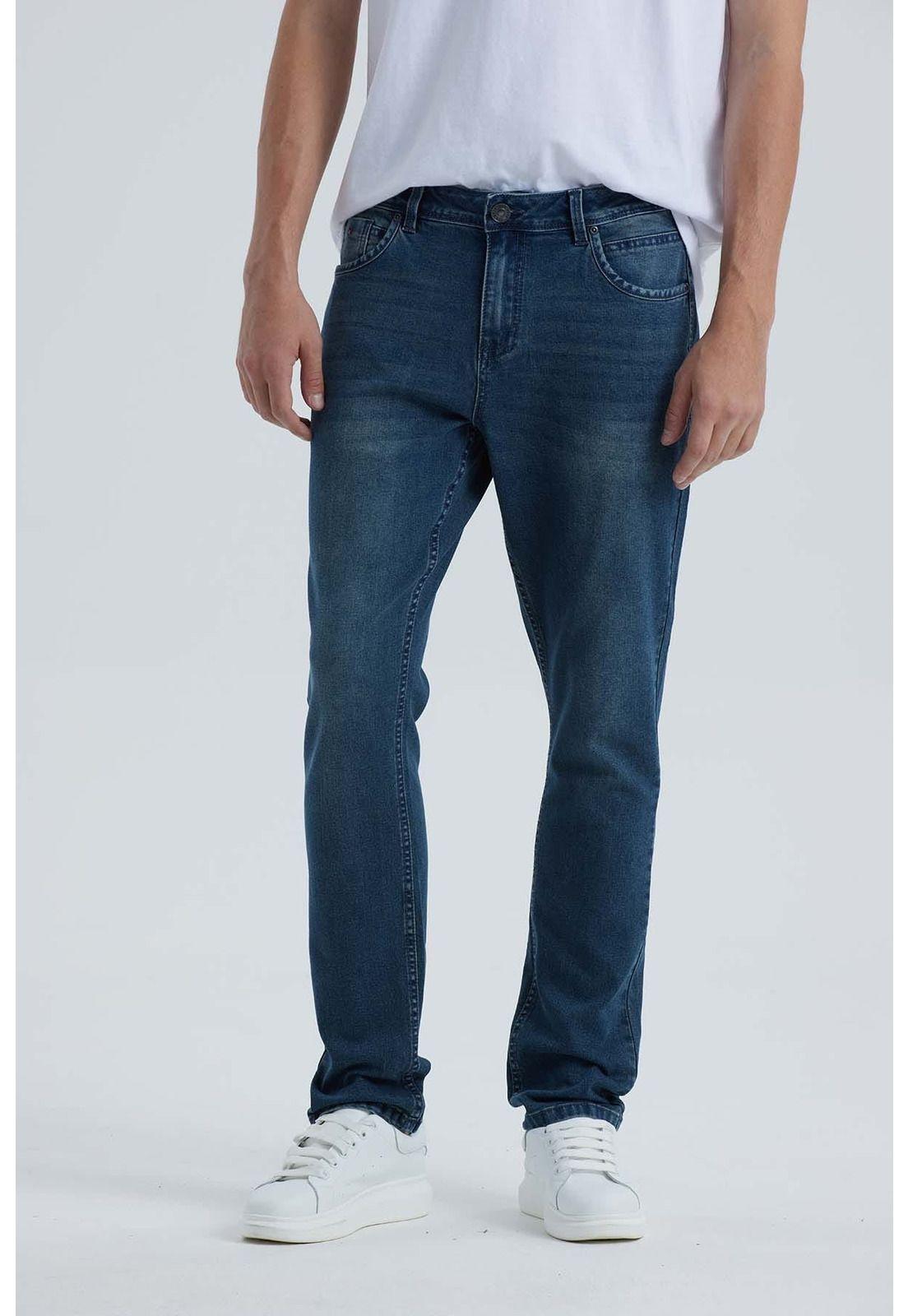 Jeans Hombre Slim Azul - XI-0