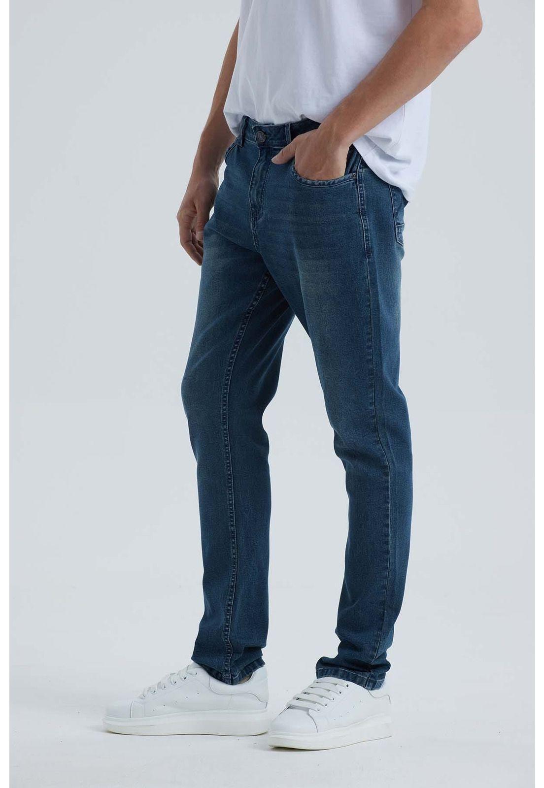 Jeans Hombre Slim Azul - XI-1