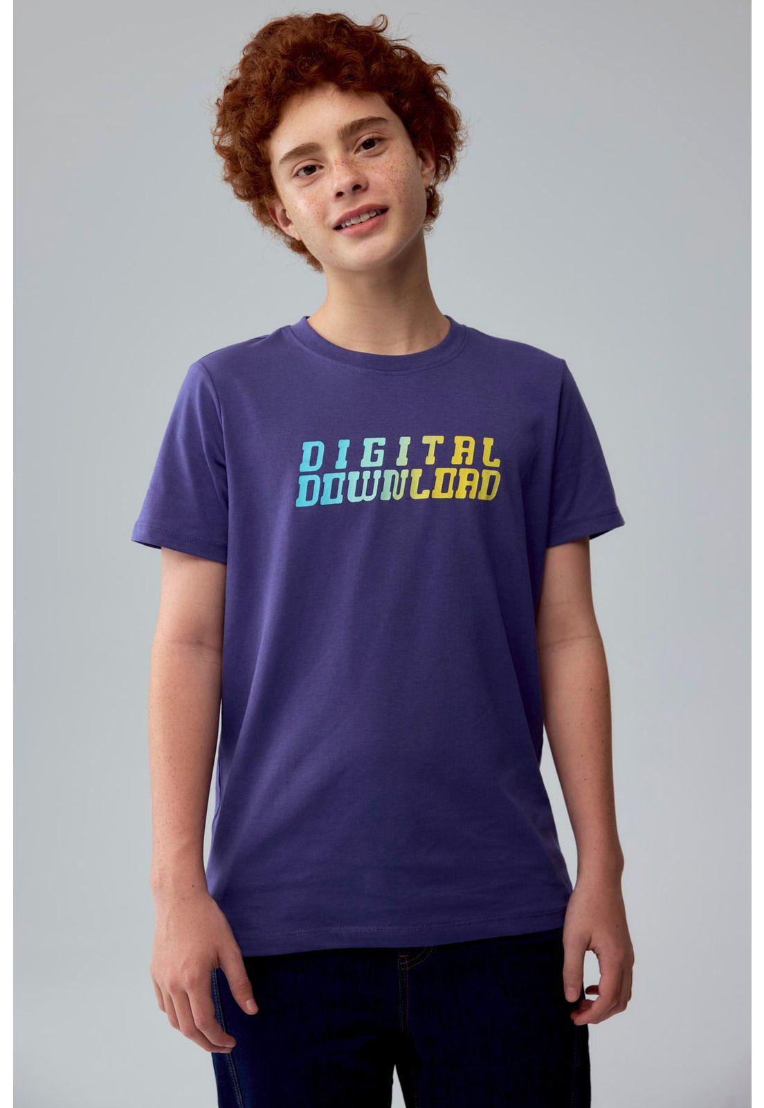 Polera Niño Print Morado-0