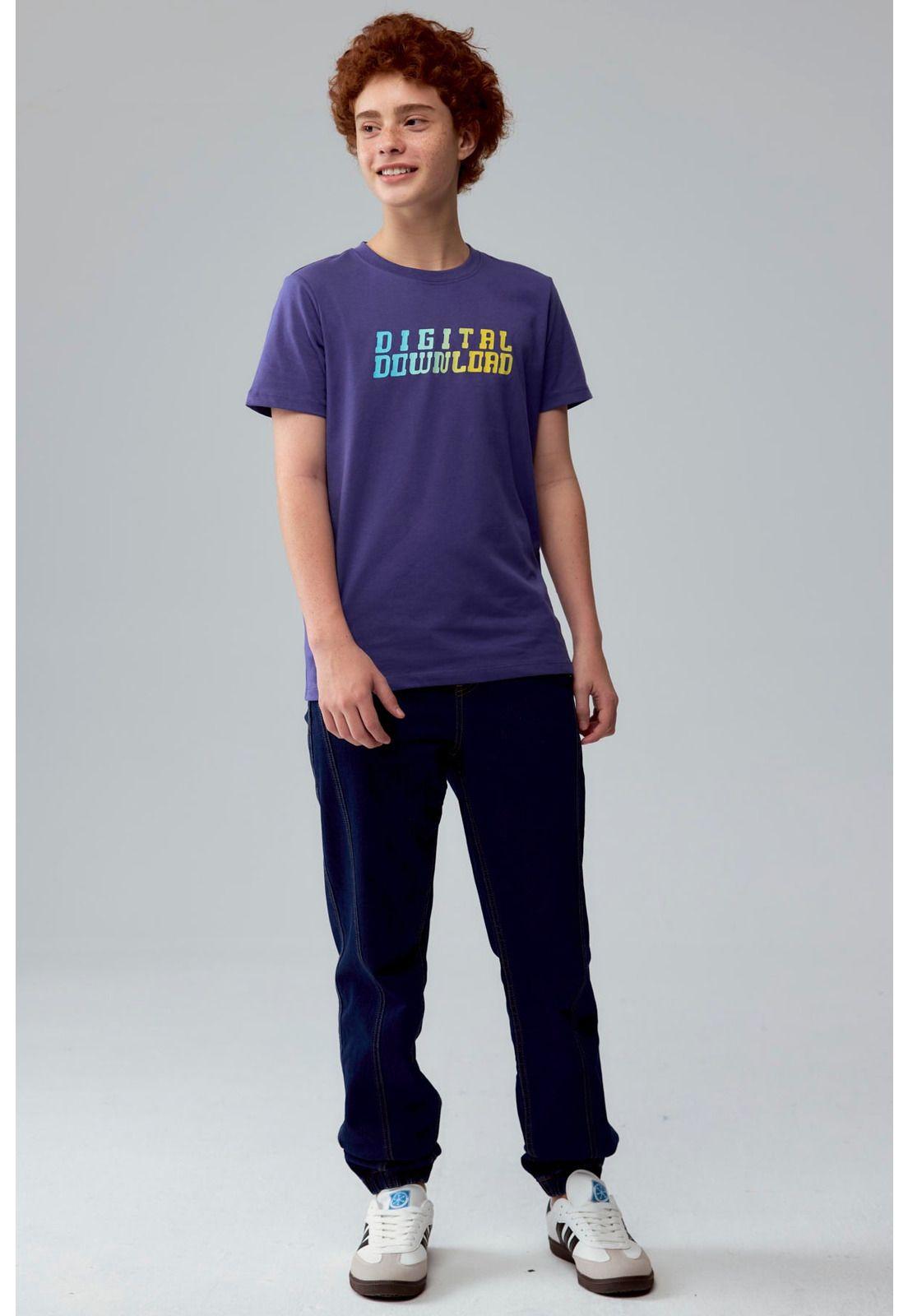 Polera Niño Print Morado-3