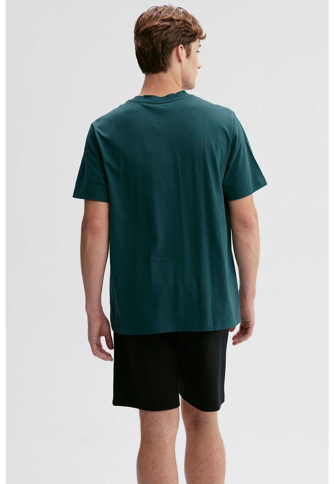 Polera Hombre Print Posicional Verde-2