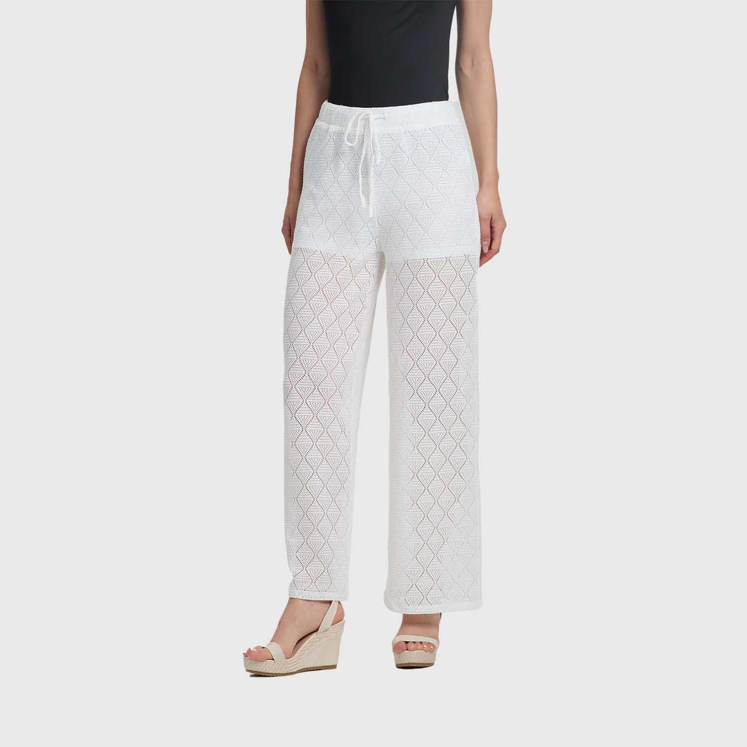 Pantalón Mujer Calado Con Forro Interior Crudo FSP-1