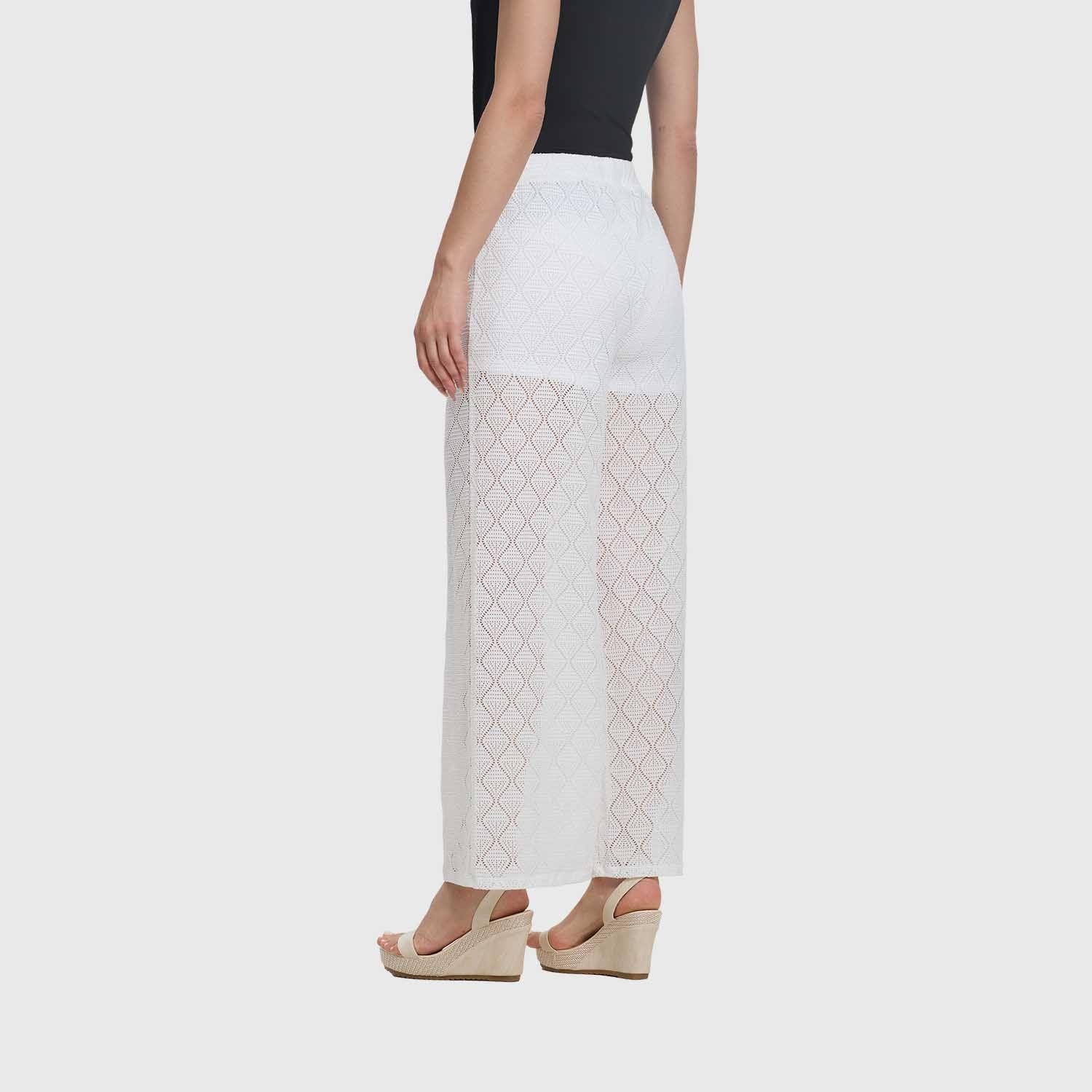 Pantalón Mujer Calado Con Forro Interior Crudo FSP-2