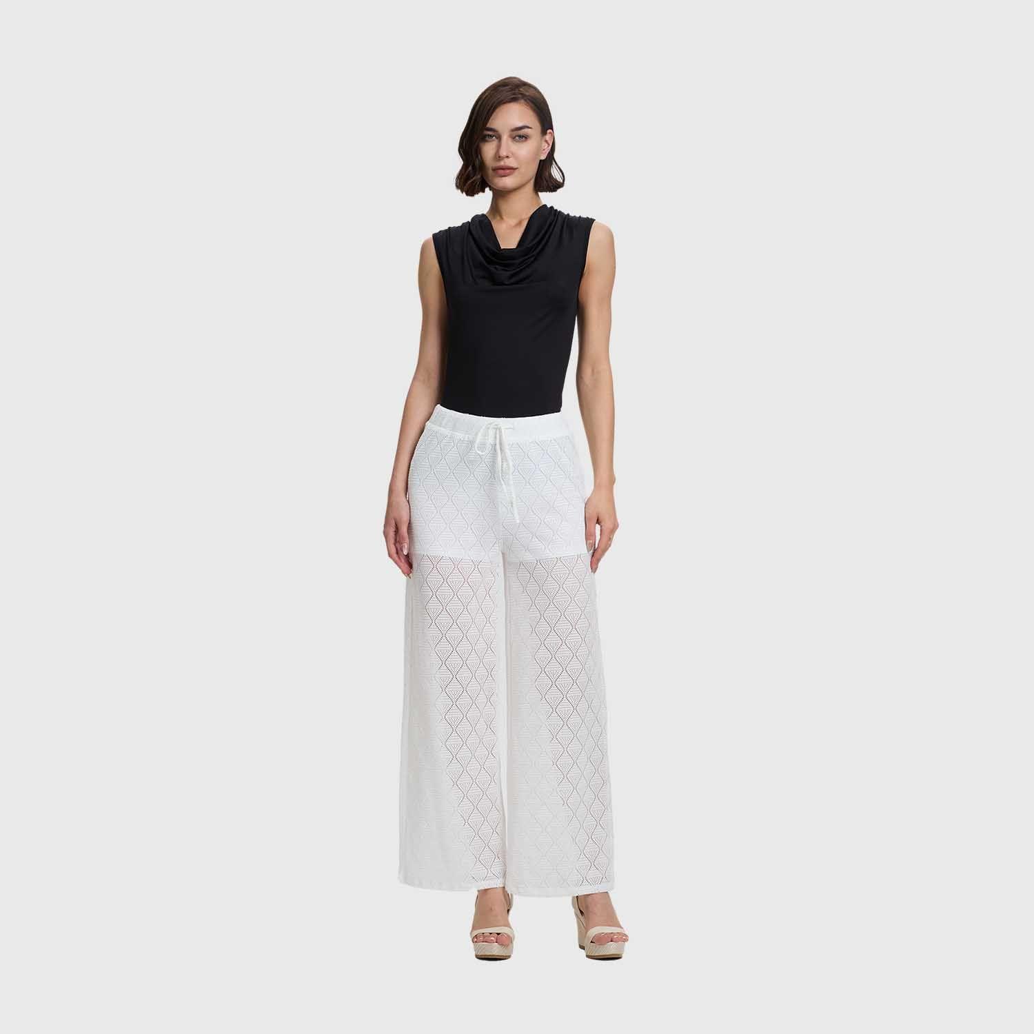 Pantalón Mujer Calado Con Forro Interior Crudo FSP-3
