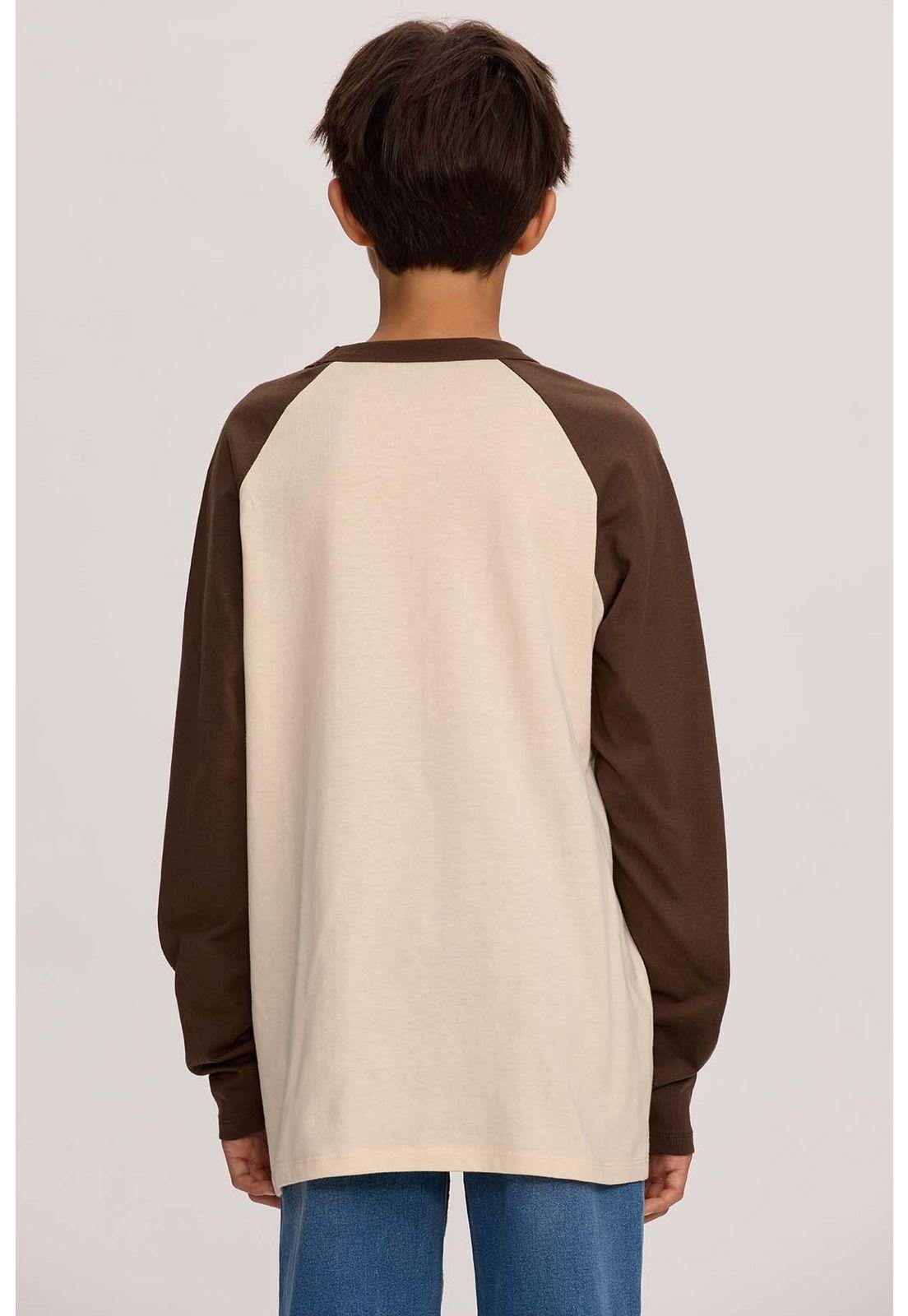 Polera Niño Con Bordado Crudo-2