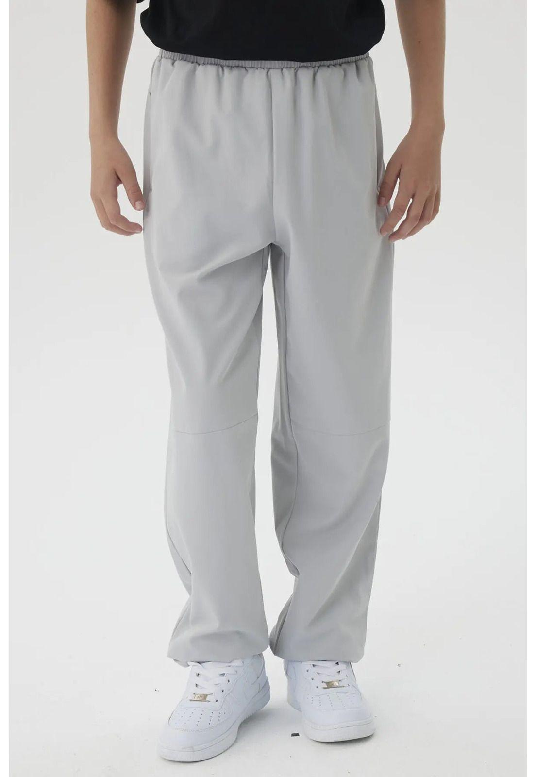 Pantalón Niño Jogger Deportivo Gris-0