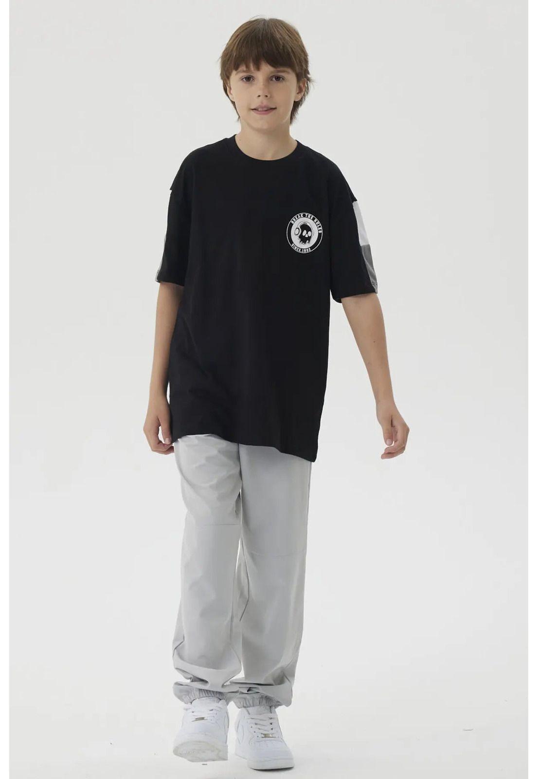 Pantalón Niño Jogger Deportivo Gris-3