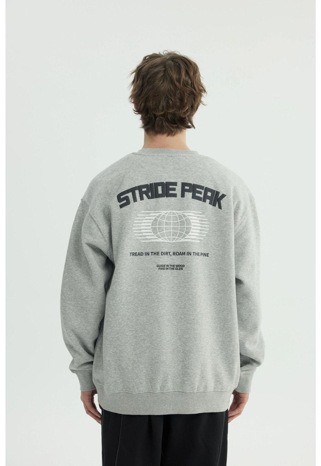 Polerón Hombre Oversize Gris Melange-2