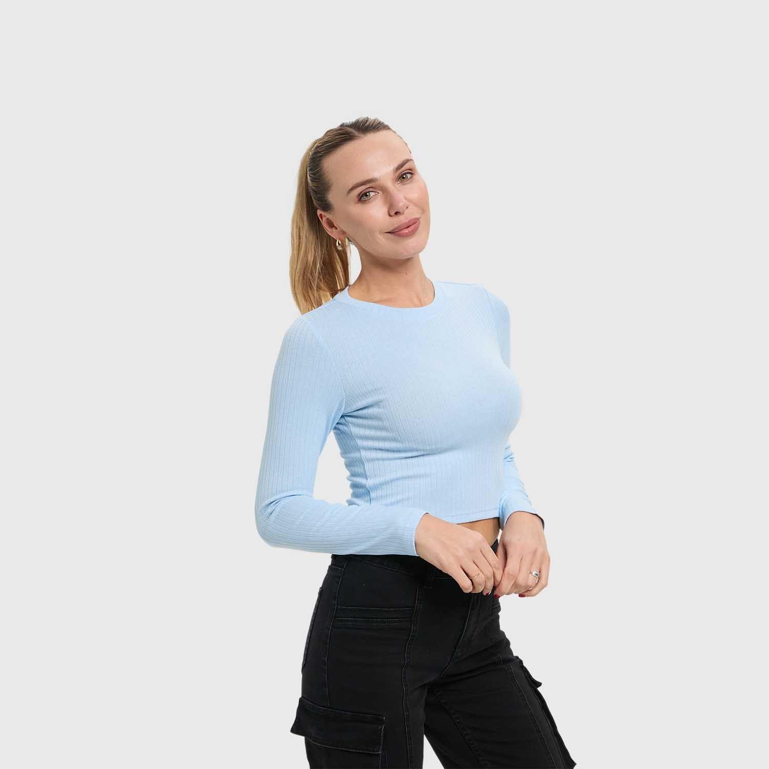 Polera Mujer Lisa Celeste Fashion's Park-1