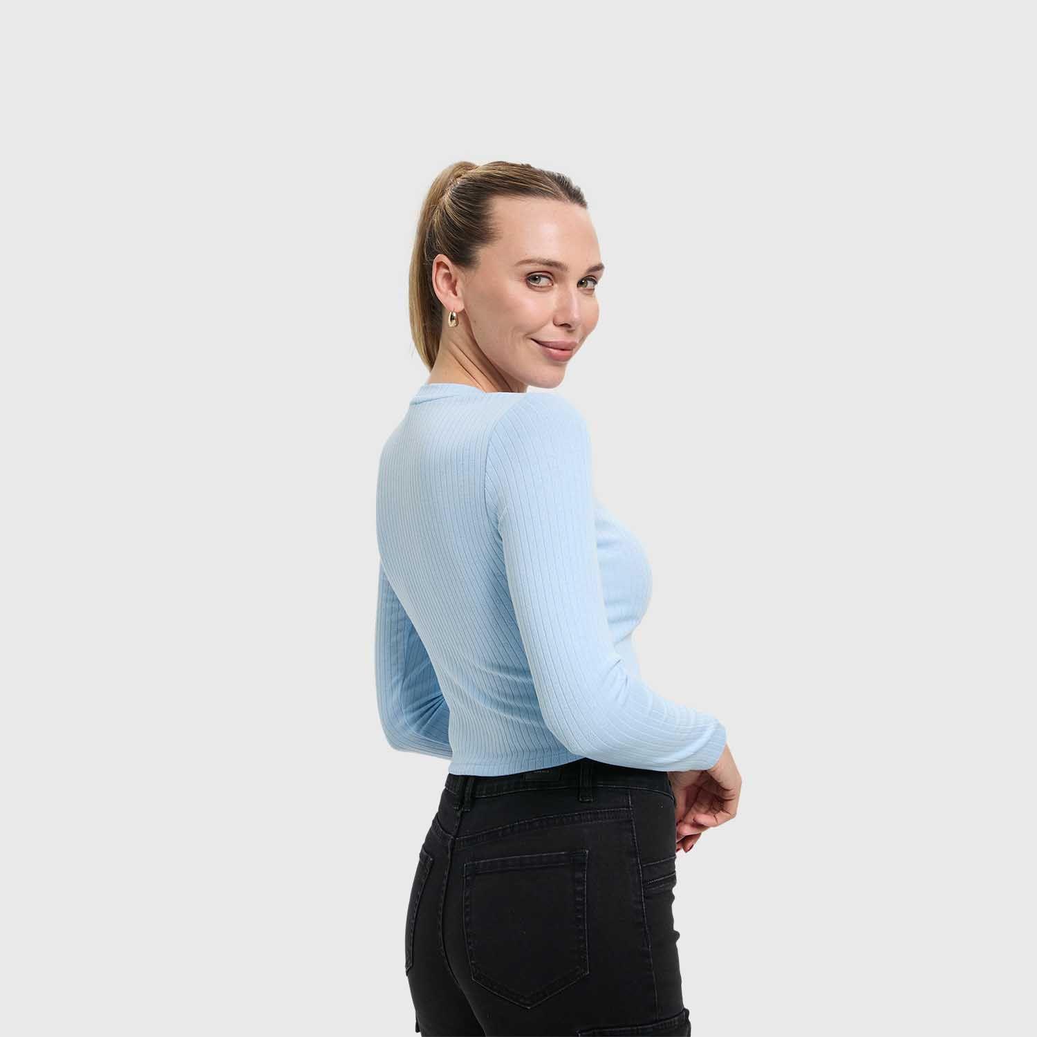 Polera Mujer Lisa Celeste Fashion's Park-2