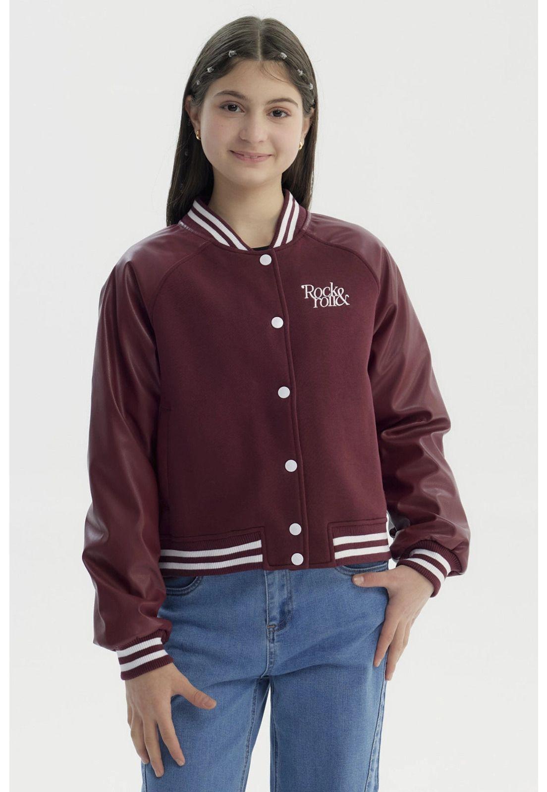 Chaqueta Niña Clásica Rojo-0