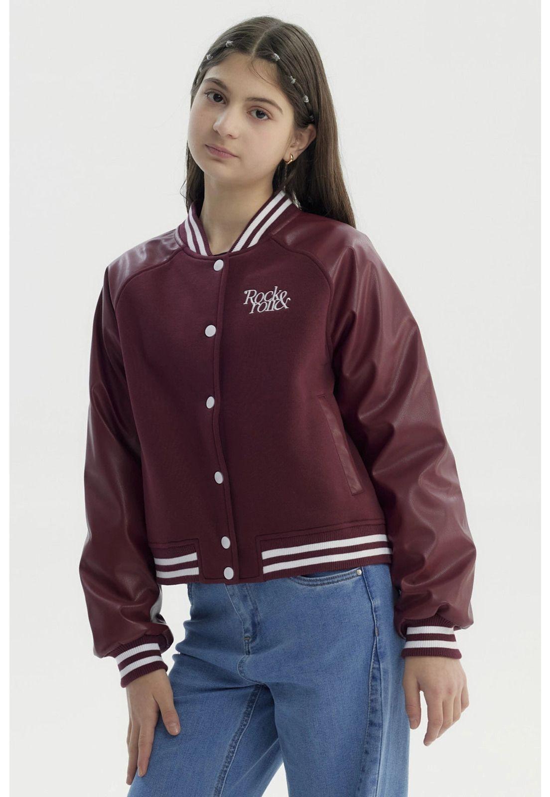 Chaqueta Niña Clásica Rojo-1
