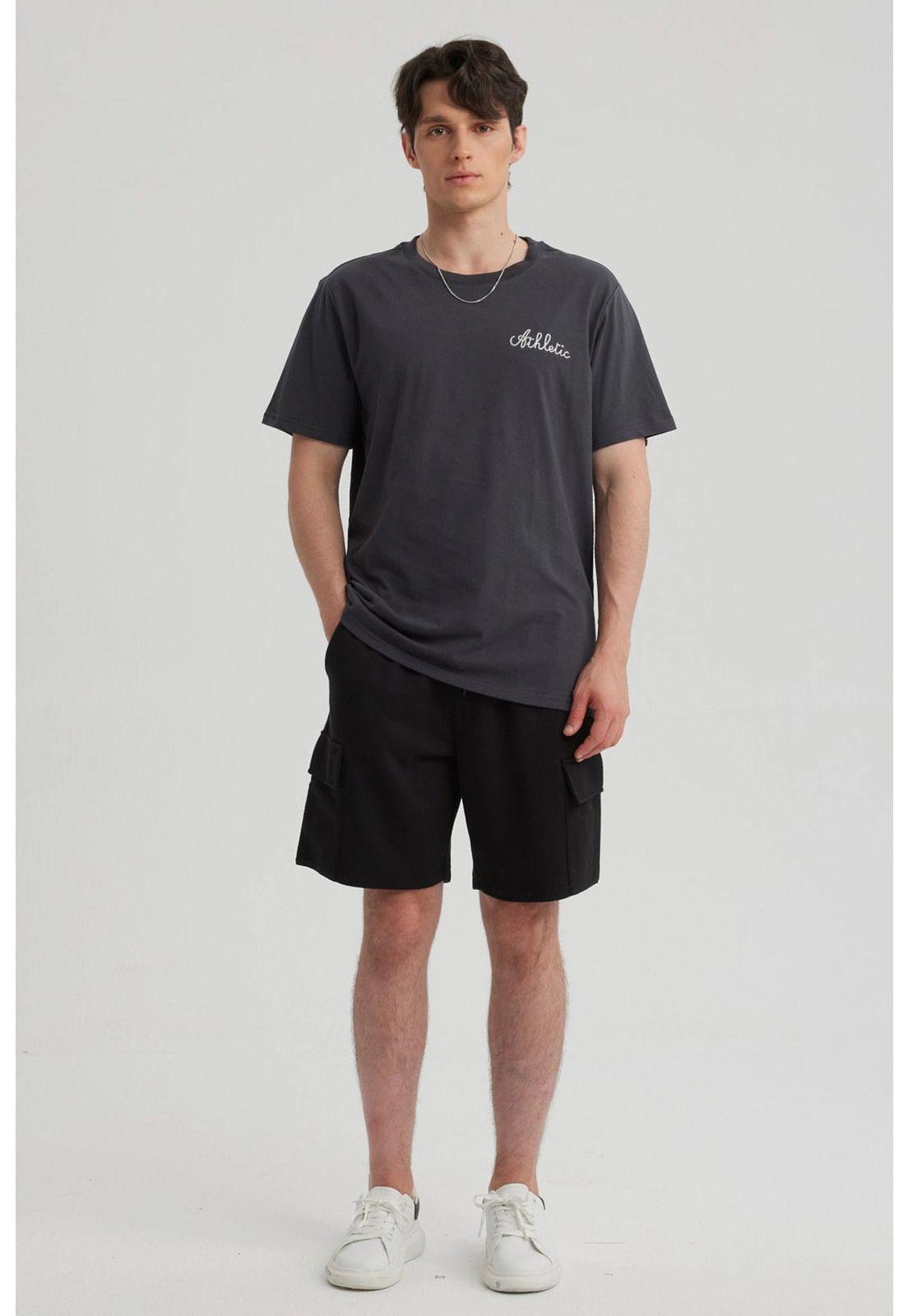 Polera Hombre Doble Print Marengo - ll-1