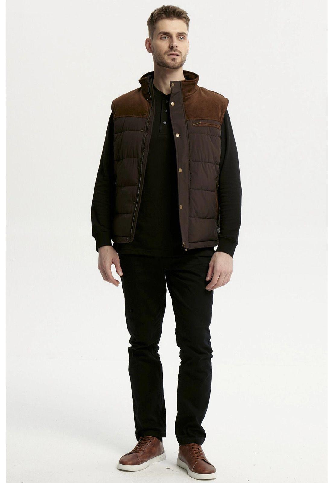 Parka Hombre Slim Chocolate-3