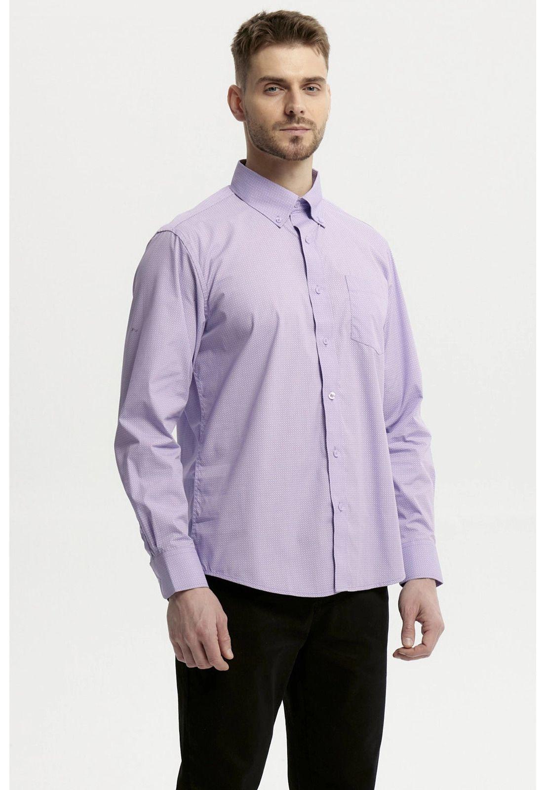 Camisa Hombre Fantasía Lila - lll-1