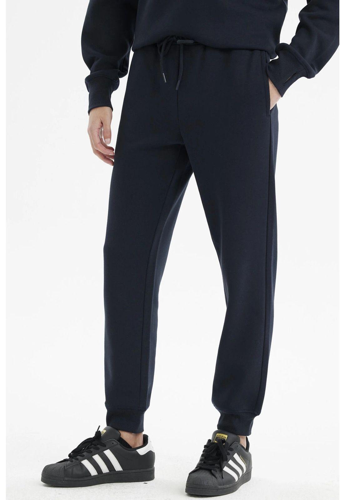 Pantalón Buzo Hombre Jogger Azul Marino-1