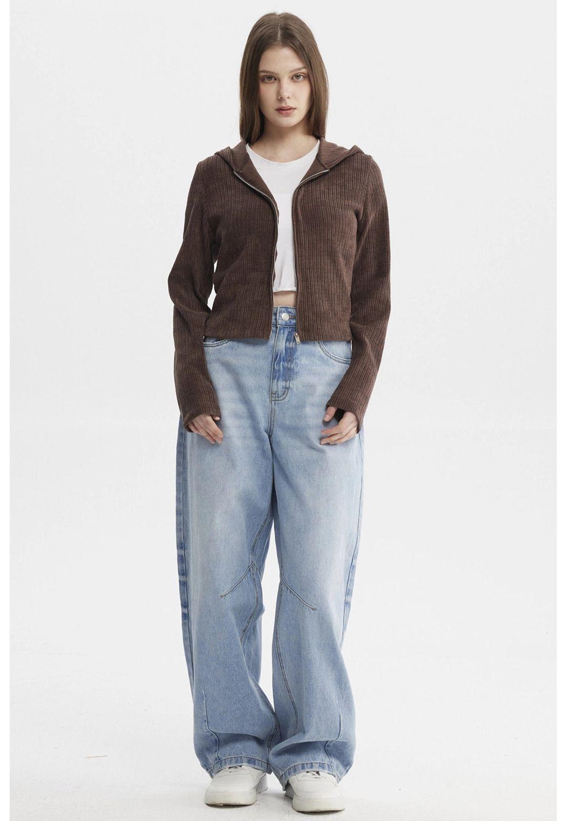 Polerón Mujer Slim Café Oscuro - lll-3