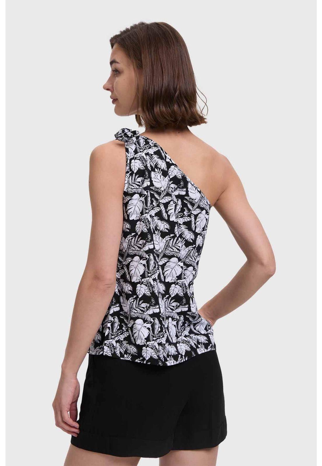 Blusa Mujer Pabilo Ancho Negro-2