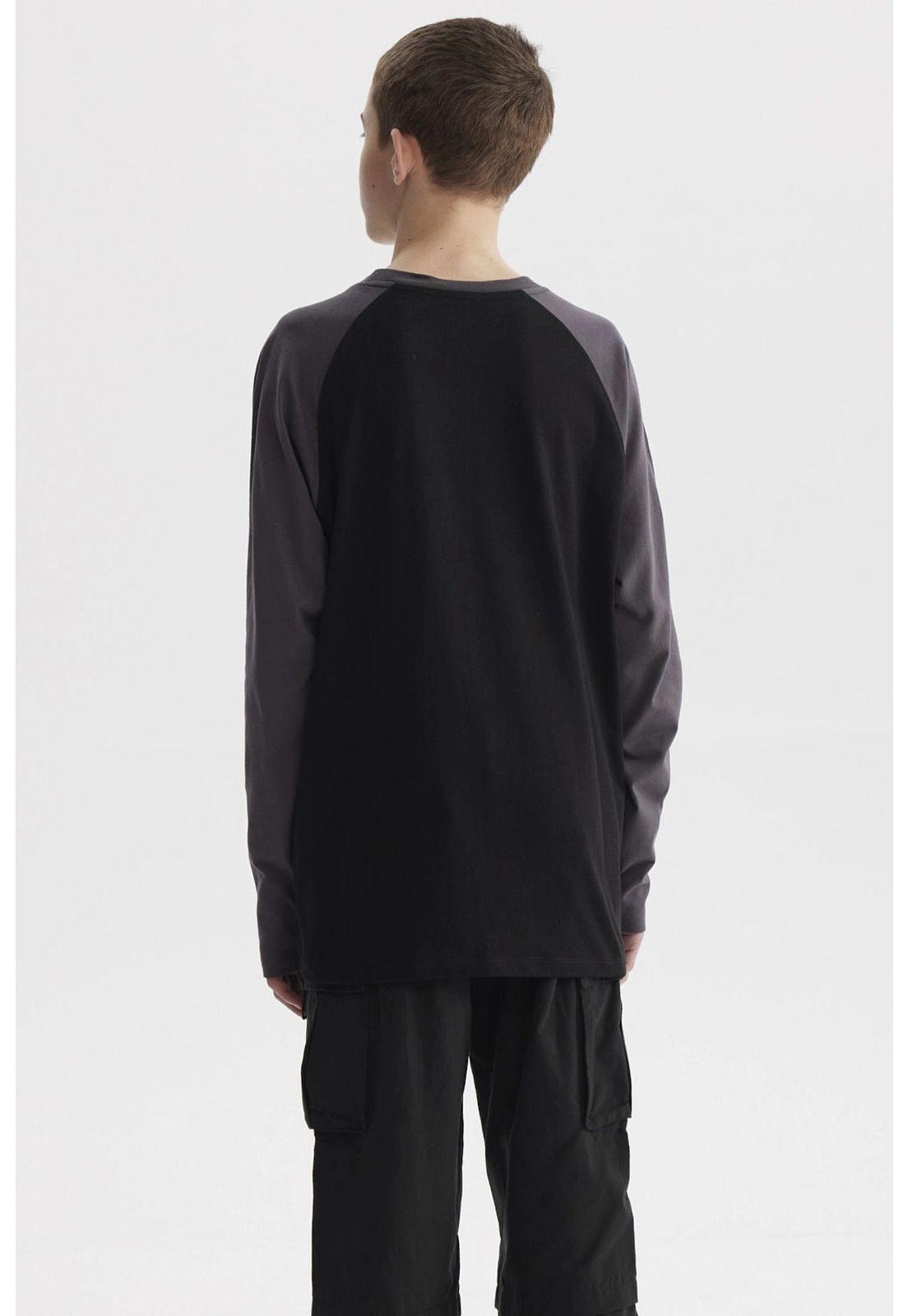 Polera Niño Print Negro - X-2