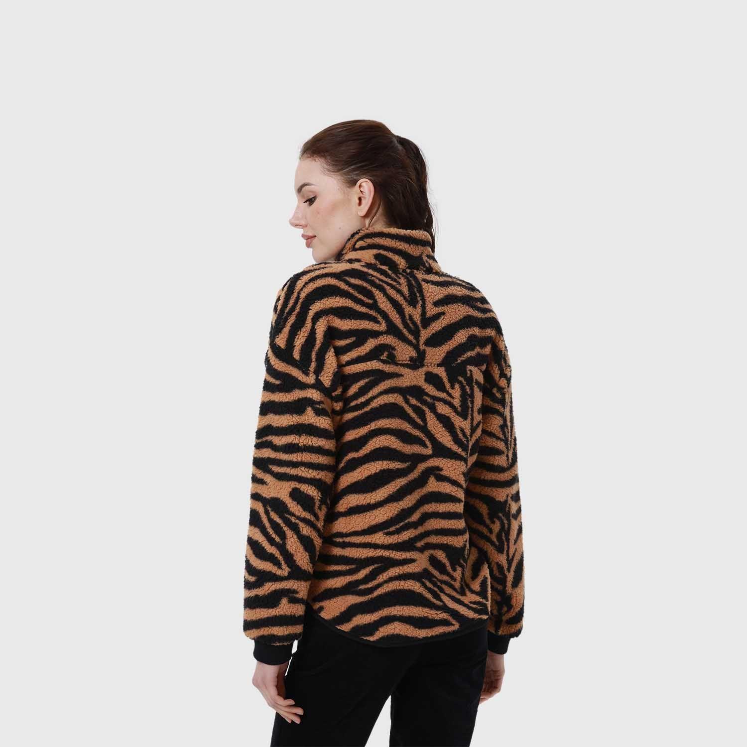 Polar Mujer Medio Zipper Full R Camel-5