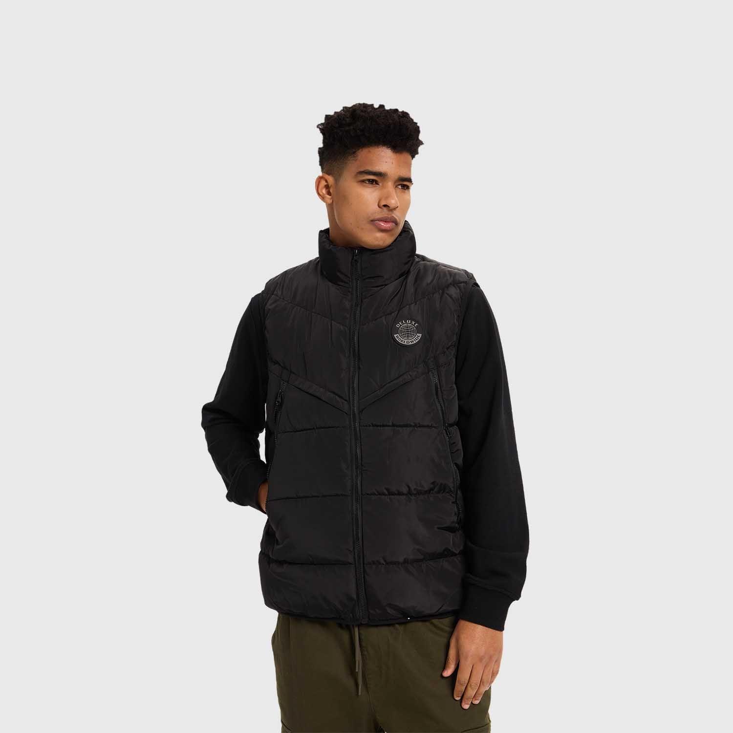 Parka Hombre Full Zipper Con Bolsillo Negro Fashion's Park-1