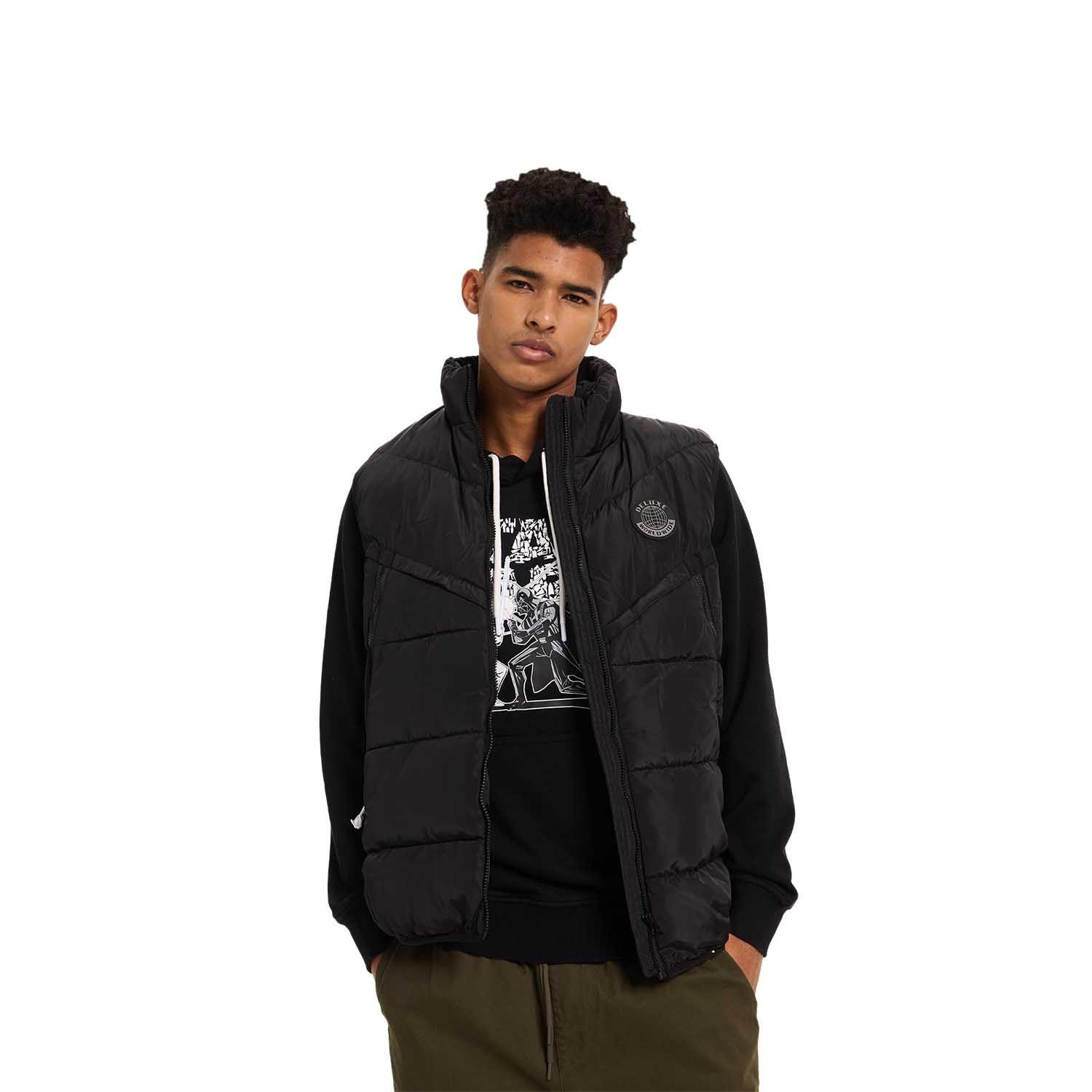 Parka Hombre Full Zipper Con Bolsillo Negro Fashion's Park-2