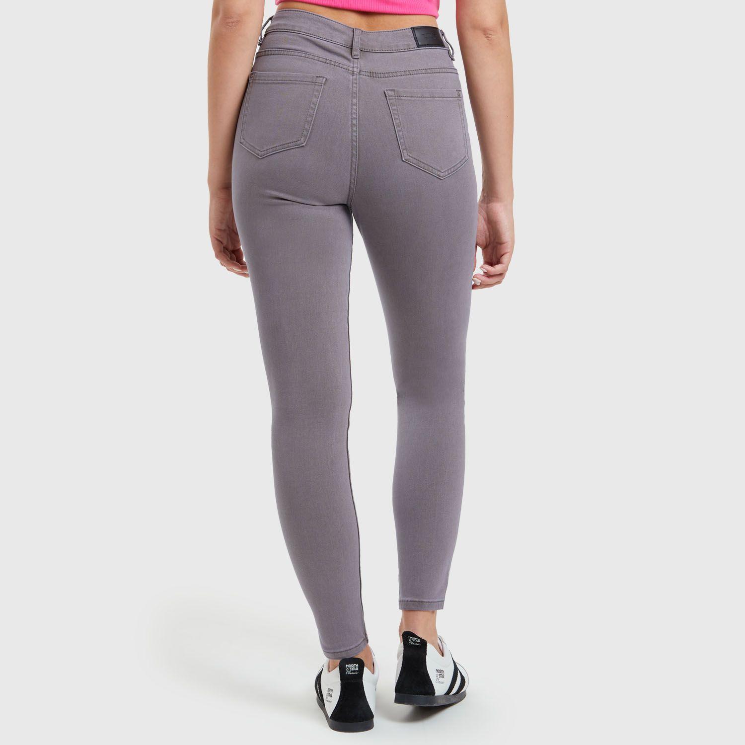 Jeans Super Skinny Emilia Gris Mujer-2