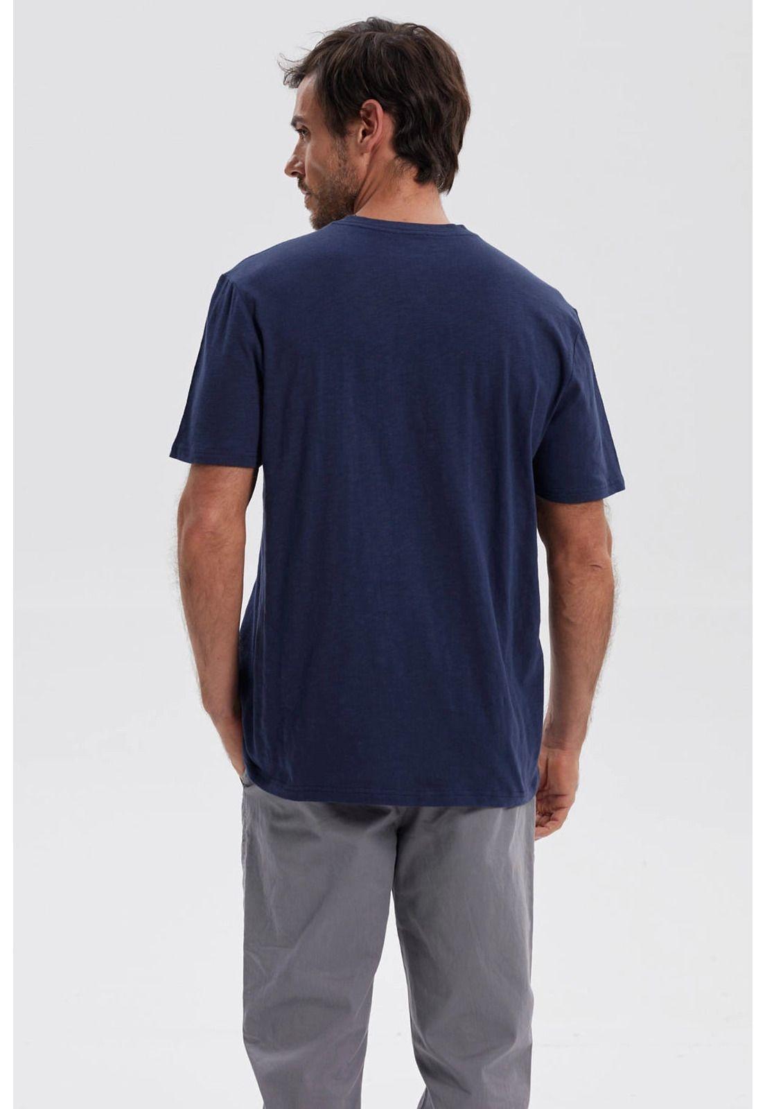 Polera Hombre 3 Botones Azul Marino-2