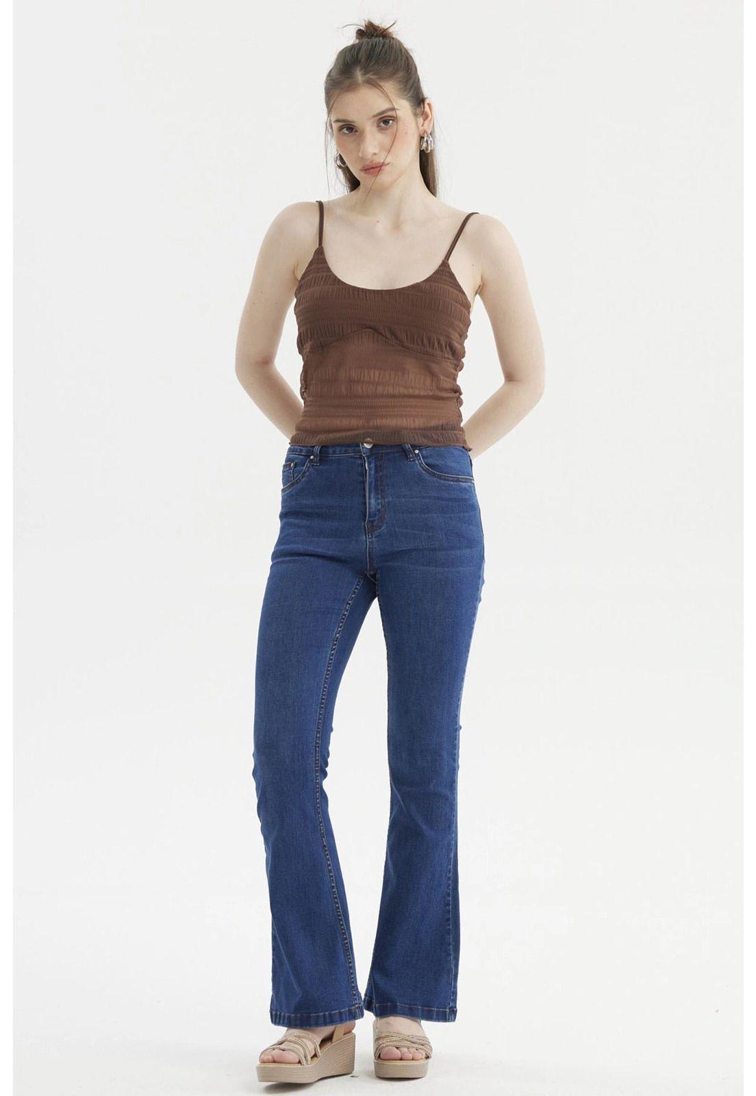 Peto Mujer Pabilo Lazo Escote Café Oscuro-3