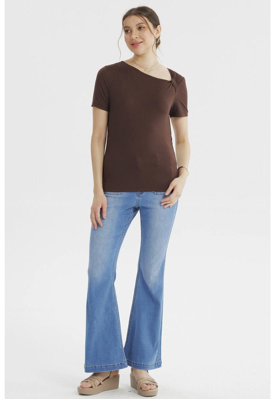 Polera Mujer Ajustado Chocolate- ll-3