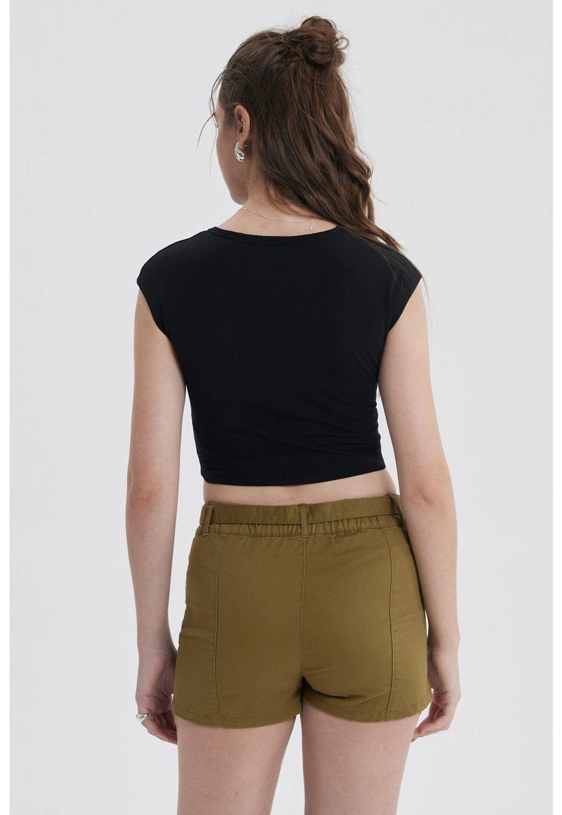 Polera Mujer Rayas Negro-2