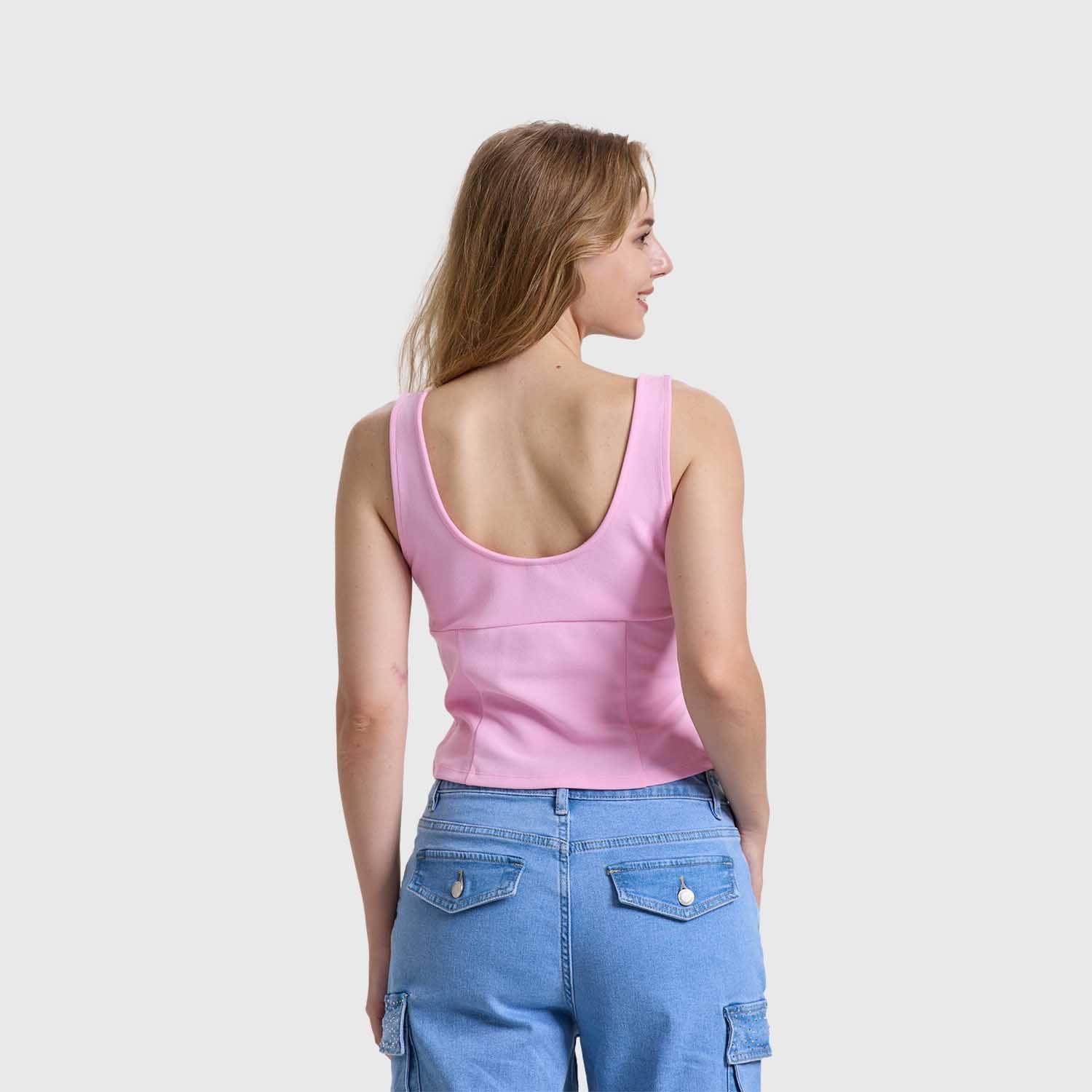 Polera Mujer Rosita Rosado Fashions Park-2